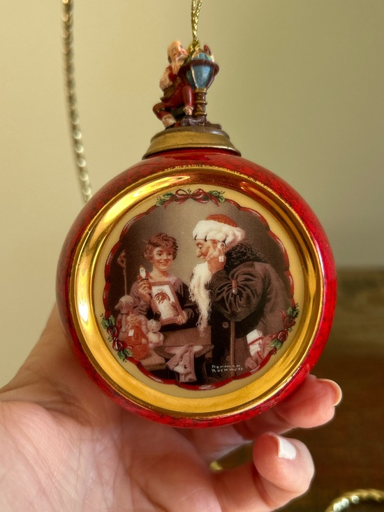 Norman Rockwell Other - Norman Rockwell's Christmas Classics Heirloom Ornaments-In The Christmas Spirit